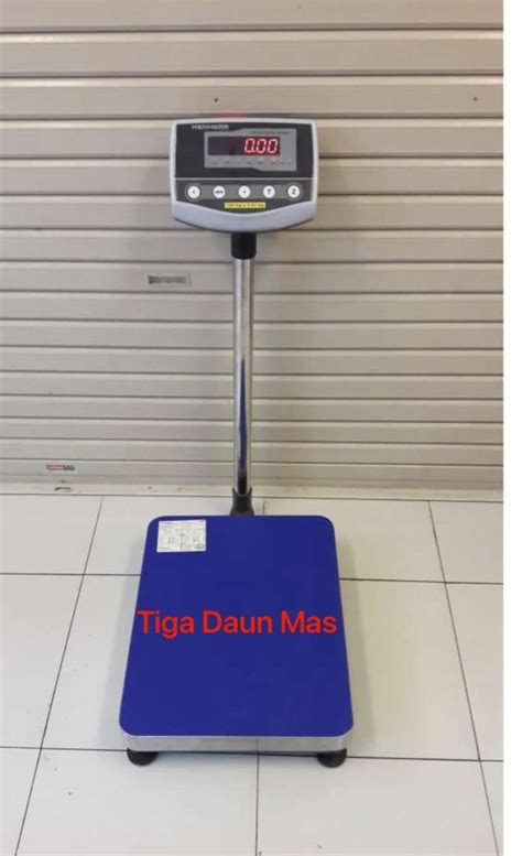 Jual Bench Scale Timbangan Lantai Barang Ekspedisi 200 Kg Henherr Di