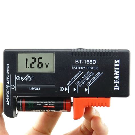 D FantiX Digitaler Batterietester Batterieprüfer Batterie und Akku Volt