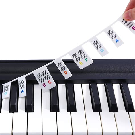 Fansjoy Piano Key Notes Guide For Beginners No Need Stick Removable