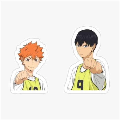 Shouyo Hinata Kageyama Tobio Anime Stickers Cute Stickers Anime