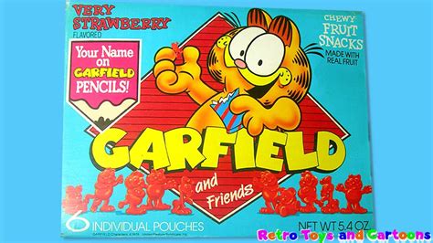 Garfield And Friends Chewy Fruit Snacks Blinky The Clown Commercial