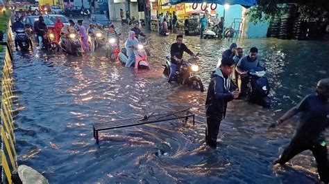 Indore Weather Update इंदौर में भारी बारिश का आरेंज अलर्ट एक घंटे में