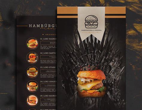 BURGER MENU | Behance