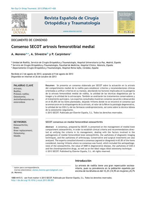 PDF Revista Española de Cirugía Ortopédica y Traumatología SECOT