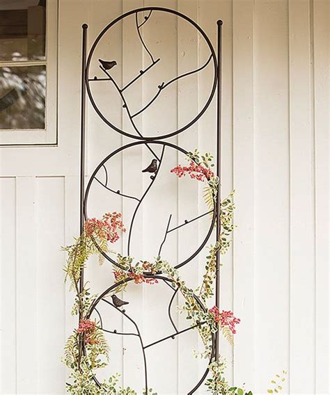 Bird Circle Trio Garden Trellis Garden Trellis Metal Trellis