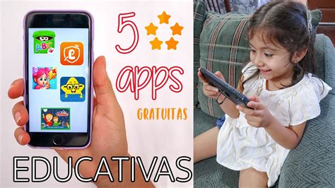 5 Aplicaciones Educativas Gratis Para Niños 📱 Apps Para Niños De 2 A