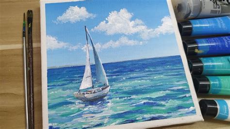 Relaxing Acrylic Painting Easy Art Step By Step How To Paint A