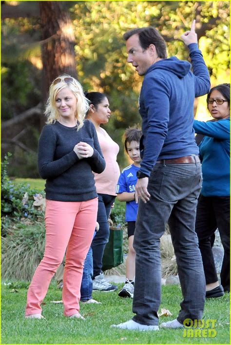 Amy Poehler And Will Arnett Park Playtime With Archie And Abel Amy