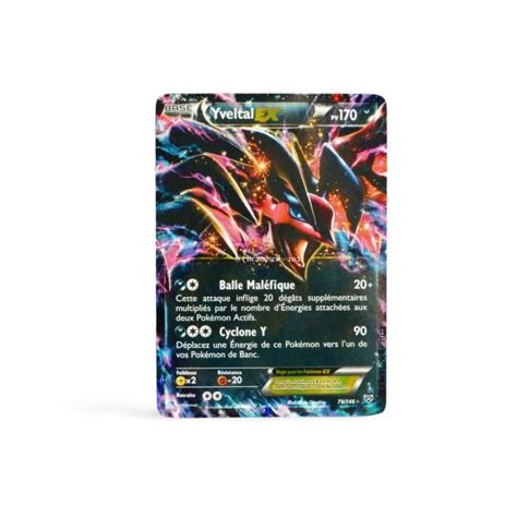 Carte Pokémon Yveltal Ex 170 Pv 79 146 Xy Neuf Fr Cdiscount Jeux Jouets