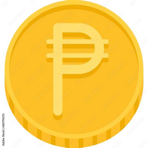 Philippine Peso Coin Official Currency Of The Philippines Stock