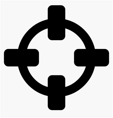 Crosshairs Font Awesome Target Icon Hd Png Download Kindpng