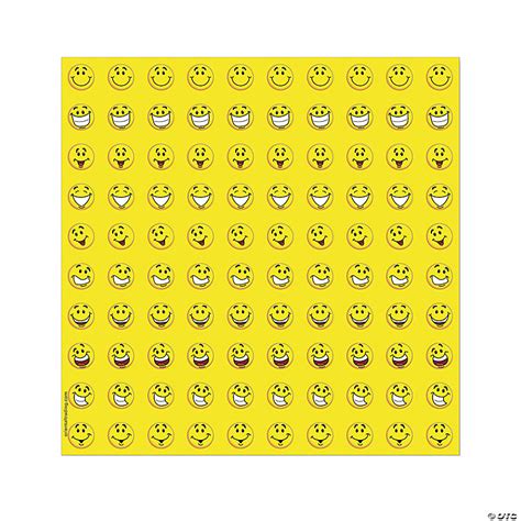 Bulk 800 Pc Smile Face Mini Stickers