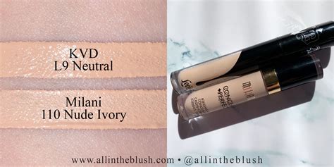 Shade Dupe Milani Conceal Perfect Longwear Concealer 110 Nude Ivory All In The Blush