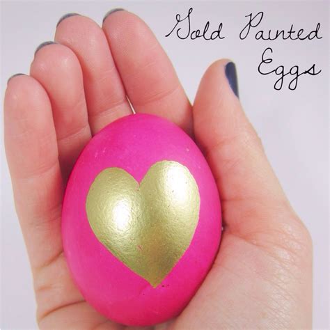 DIY Gold Painted Easter Eggs - Gold Standard Workshop