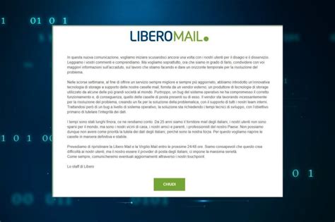 Il down infinito di Libero mail e Virgilio Quando il servizio verrà