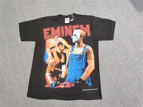 Vintage Eminem The Real Slim Shady Single Stitched Graphic T Shirt Eminem The Real Slim Shady