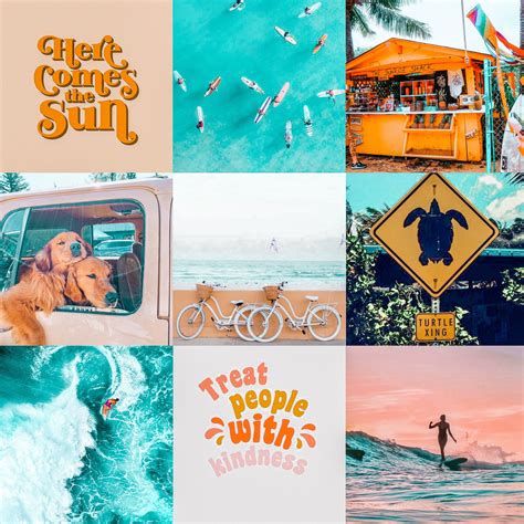 Aesthetic Beach Pic Collage Iwannafile