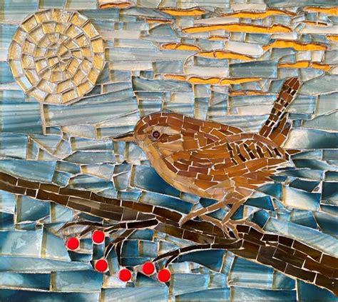 Mosaic Art: KING OF THE BIRDS MOSAIC