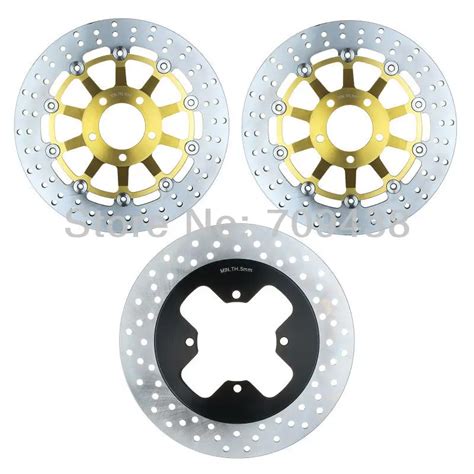 Full Set Round Front Rear Brake Disc Rotor For SUZUKI GSF 400 Bandit