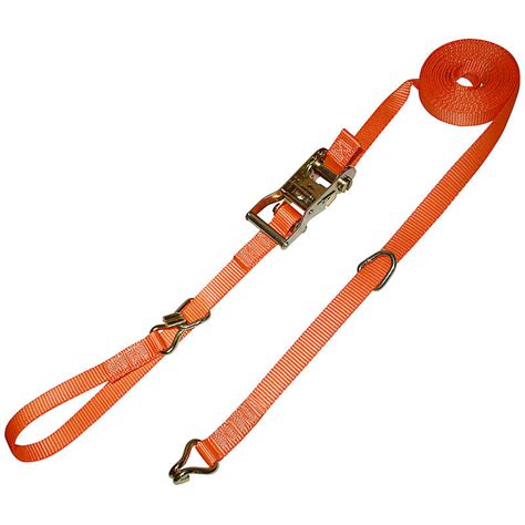 1 Inch Extra Heavy Duty Ratchet Strap With Wire Hooks And D Rings Lodi