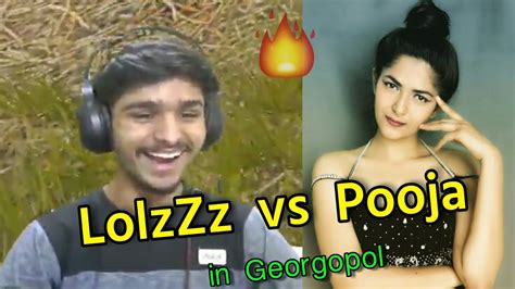 Pooja Vs Lolzzz Gaming Fight In Georgopol Emulator Youtubersfight