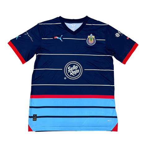 Camiseta Chivas 2023 24 Segunda Equipación Visitante Hombre Versión