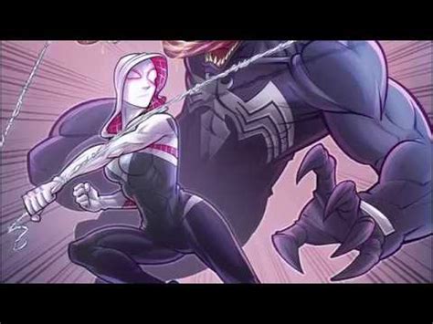 Spider Gwen Vs Venom Color Process Youtube