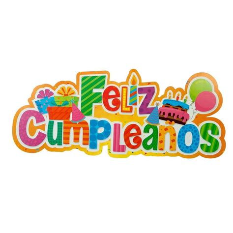 Letrero Feliz Cumpleaños Multicolor | Ooh! Fiesta | Letrero Feliz 144 ...