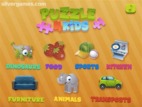 Puzzles For Kids - Play Online on SilverGames 🕹️