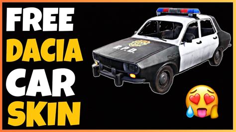 New Trick To Get Free Dacia Skin In Pubg Free Dacia Skin In Pubg