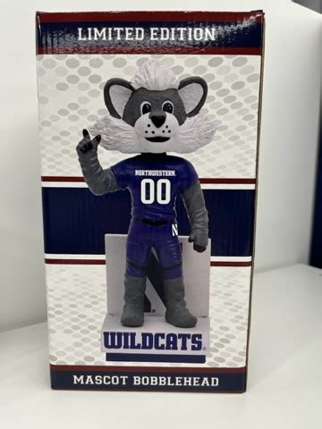 Go Cats! Dave Eanet, Northwestern’s Willie the Wildcat bobblehead | WGN ...