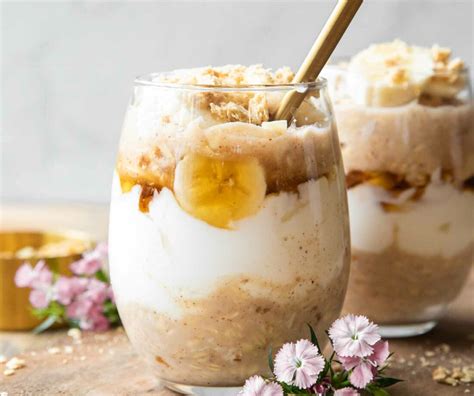 Banana Coconut Cream Pie Overnight Oats Jar Of Lemons