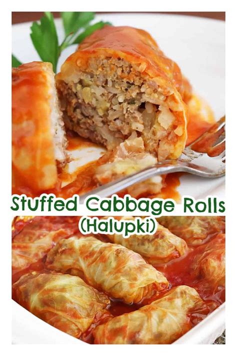 Stuffed Cabbage Rolls Recipe Halupki Cabbage Rolls Recipe Best Cabbage