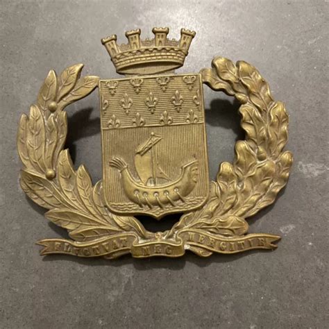 PLAQUE DE SHAKO modèle 1812 du 126 ème Régiment d Infanterie Empire