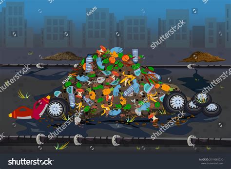 1,121 Cartoon landfill Images, Stock Photos & Vectors | Shutterstock