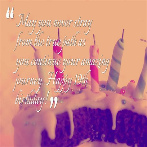 Happy 19th Birthday Quotes