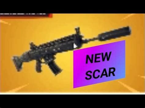 New Silenced Scar Fortnite Battle Royale Youtube