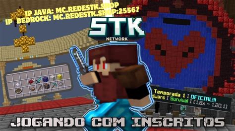 Minecraft Jogando Inscritos Ao Vivo Rede Stk Liveshorts