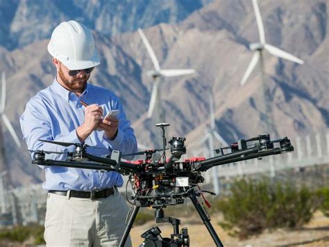 La supervisión de las turbinas de aire con drones generará mas de 4