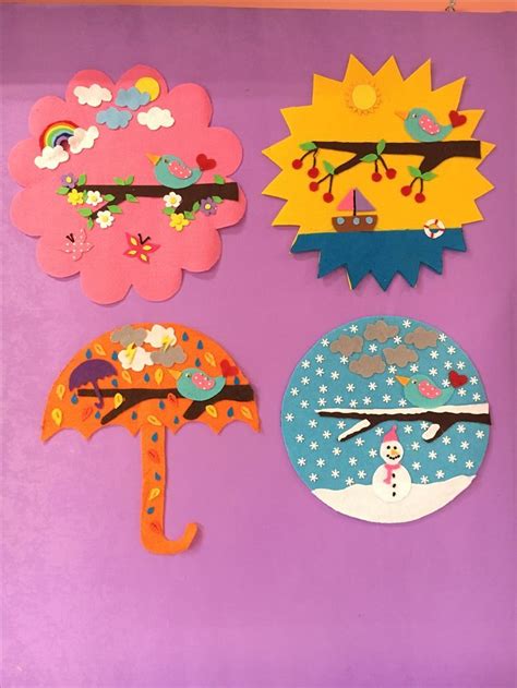 Estaciones Del Año Preschool Crafts Crafts School Crafts