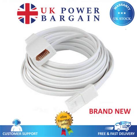 5m 10m 15m Bt Landline Telephone Extension Cable Lead Phone Line Modem Broadband Ebay