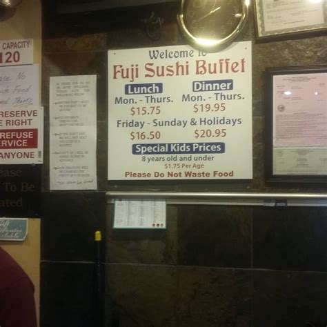 Menu At Fuji Sushi Restaurant Elk Grove Elk Grove Blvd