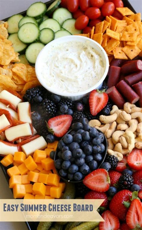 Easy Kid Friendly Summer Cheese Board Mom Endeavors Summer Cheese