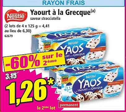 Promo Yaourt La Grecque Nestl Chez Norma Icatalogue Fr