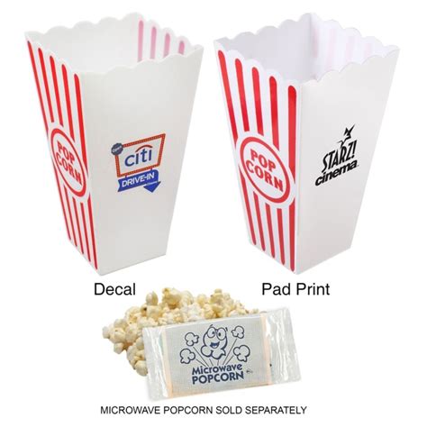 Promotional Popcorn Bucket Personalized With Your Custom Logo