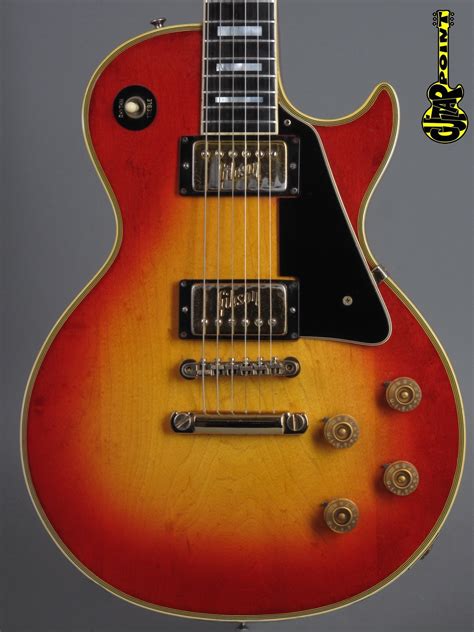 1972 Gibson Les Paul Custom Cherry Sunburst Vi72gilpcstcsb73611x