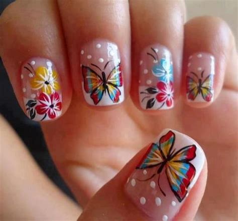 30 Pretty Butterfly Nail Art Designs Styletic