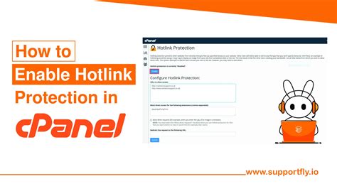 How To Enable Hotlink Protection In CPanel