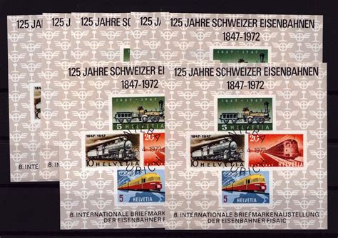 X Vignette Jahre Schweizer Eisenbahnen Kaufen Auf Ricardo