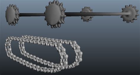 Chain Cogs Free 3d Model Cgtrader